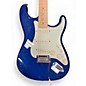 Used Fender DELUXE STRAT SAPHIRE BLUE TRANSPERNT Solid Body Electric Guitar