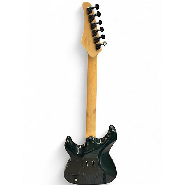 Used Schecter Guitar Research Diamond Series PT Blue Flame Burst Solid Body Electric Guitar