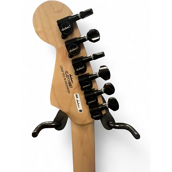 Used Jackson Adrian Smith Signature Transparent Green Solid Body Electric Guitar