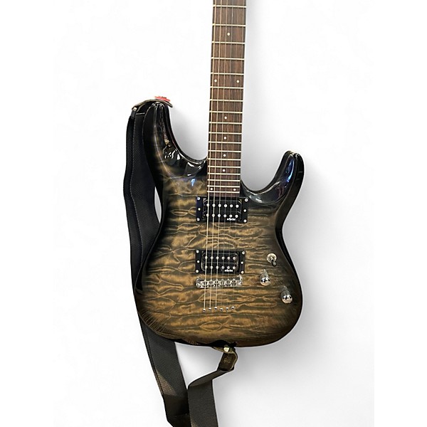 Used Schecter Guitar Research C6 plus charcoal burst Solid Body Electric Guitar