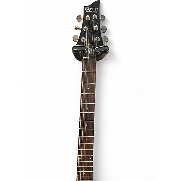 Used Schecter Guitar Research C6 plus charcoal burst Solid Body Electric Guitar