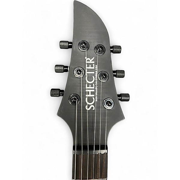 Used 2020 Schecter Guitar Research chect USA Custom Shop Keith Merro Transparent Black Pearl  Solid Body Electric Guitar