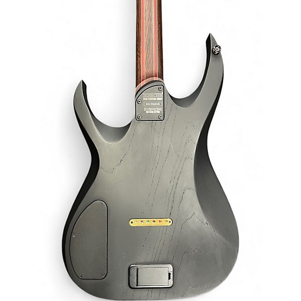 Used 2020 Schecter Guitar Research chect USA Custom Shop Keith Merro Transparent Black Pearl  Solid Body Electric Guitar