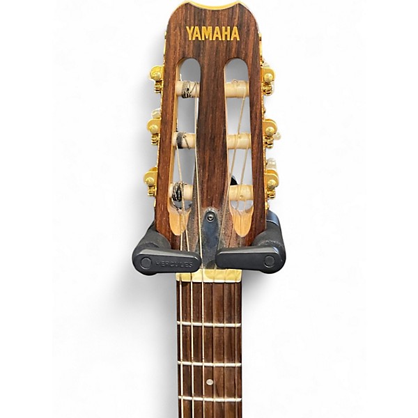 Used Yamaha AE500N Black Classical Acoustic Electric Guitar