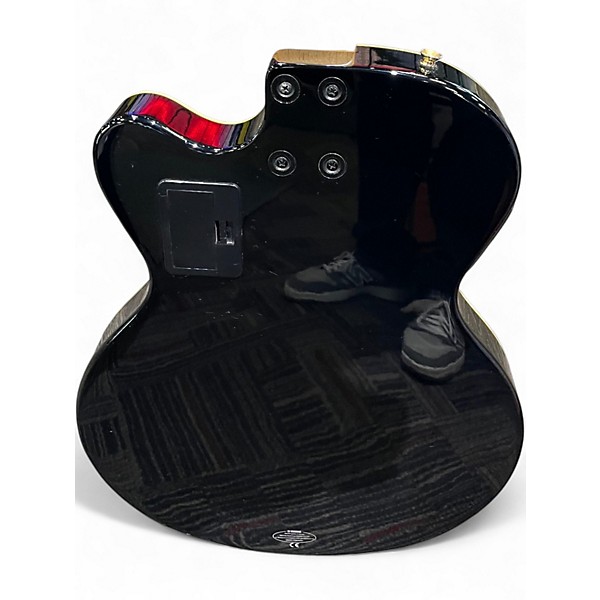 Used Yamaha AE500N Black Classical Acoustic Electric Guitar