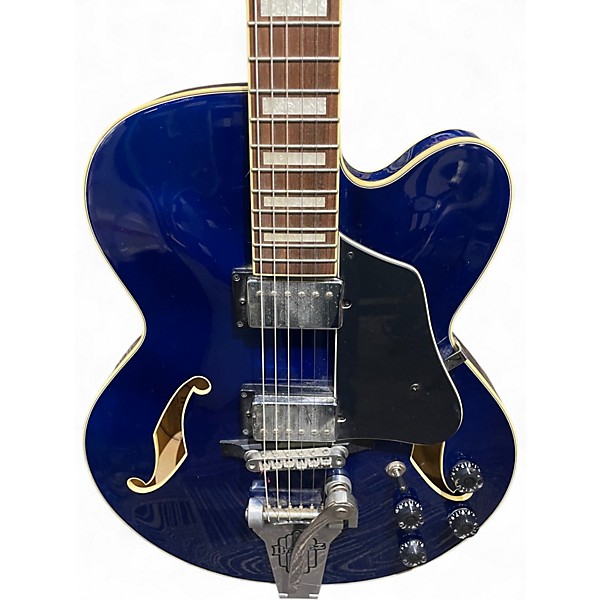 Used Ibanez AFS75T Artcore NAVY BLUE Hollow Body Electric Guitar