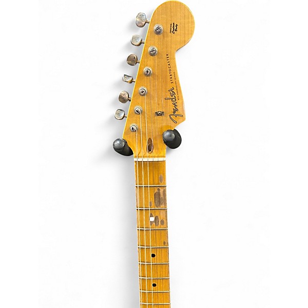 Used 2023 Fender Journeyman Relic Eric Clapton Signature Stratocaster aged white blonde Solid Body Electric Guitar