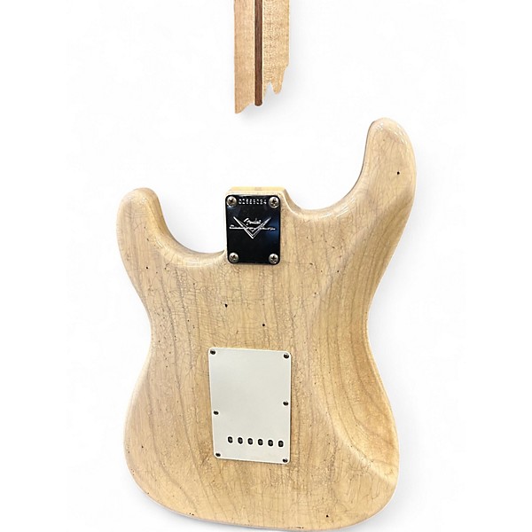 Used 2023 Fender Journeyman Relic Eric Clapton Signature Stratocaster aged white blonde Solid Body Electric Guitar