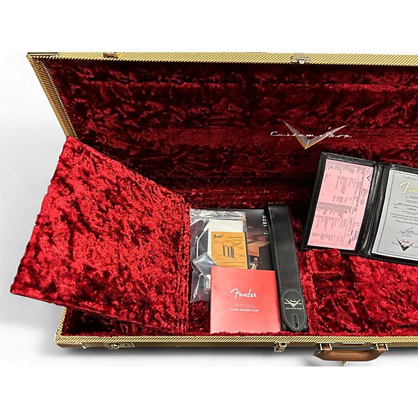 Used 2023 Fender Journeyman Relic Eric Clapton Signature Stratocaster aged white blonde Solid Body Electric Guitar