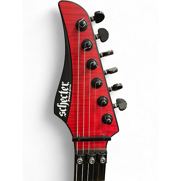 Used Schecter Guitar Research Banshee GT FR Red Solid Body Electric Guitar