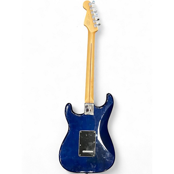 Used Fender  Limited Edition Player Stratocaster® HSS Plus Top Blue Burst Solid Body Electric Guitar