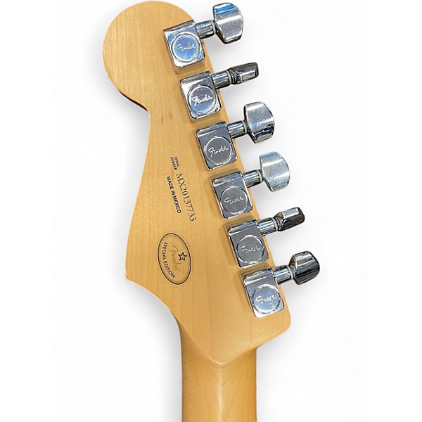 Used Fender  Limited Edition Player Stratocaster® HSS Plus Top Blue Burst Solid Body Electric Guitar