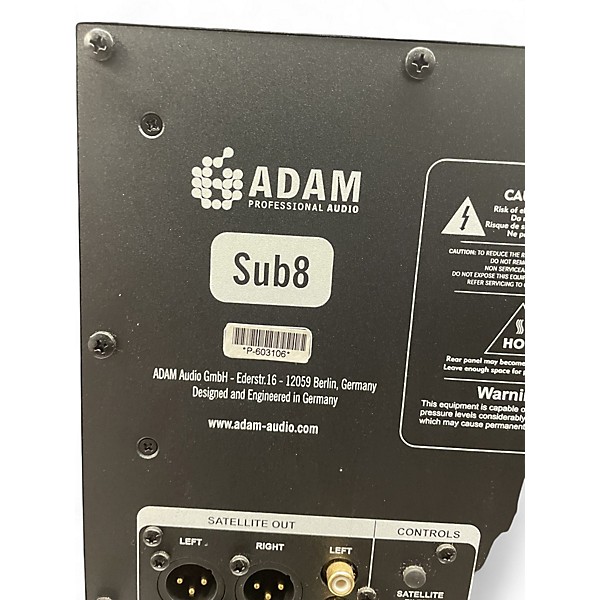 Used ADAM Audio SUB8 Subwoofer