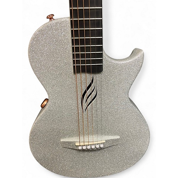 Used Enya NOVA GO SILVER SPARKLE Solid Body Electric Guitar