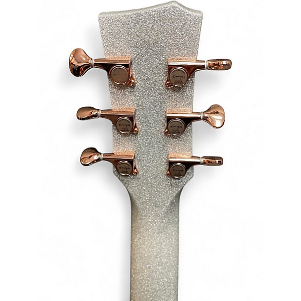 Used Enya NOVA GO SILVER SPARKLE Solid Body Electric Guitar