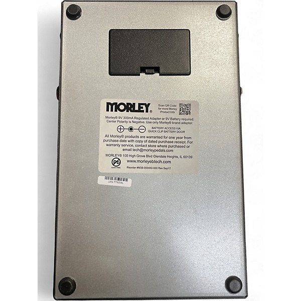 Used Morley Steve Vai Bad Horsie 2 Contour Wah Effect Pedal