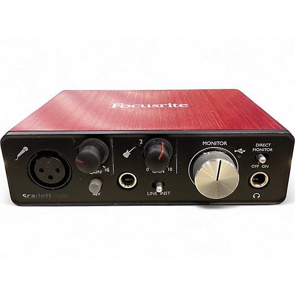Used Focusrite Scarlett Solo Gen 2 Audio Interface
