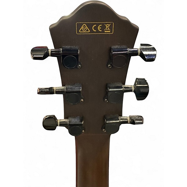 Used Ibanez AEWC32FM Tiger Burst Acoustic Electric Guitar