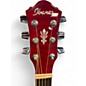 Used Ibanez AEG25E RED QUILTED Classical Acoustic Guitar