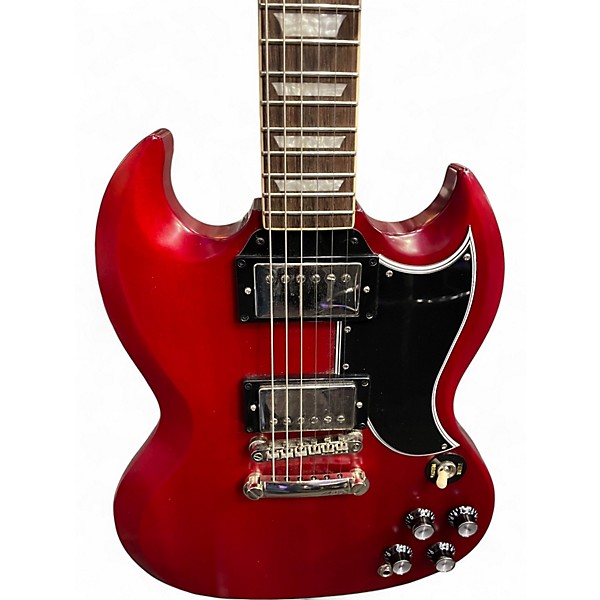 Used Epiphone 61 Les Paul SG Cherry Solid Body Electric Guitar