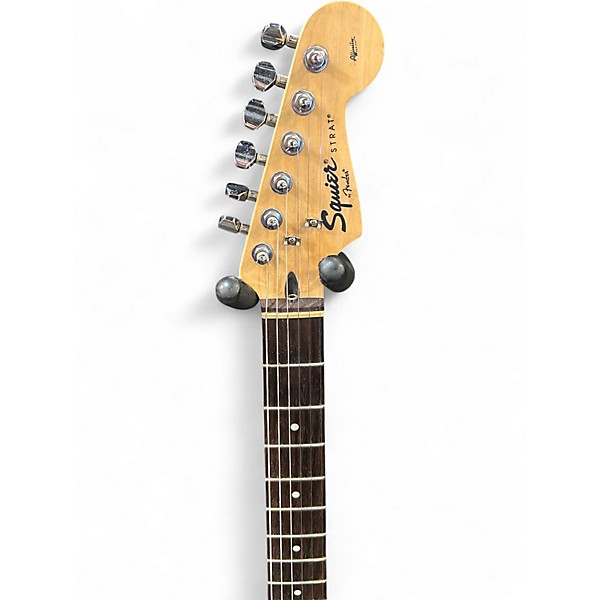 Used 2012 Squier Affinity Stratocaster Blue Solid Body Electric Guitar