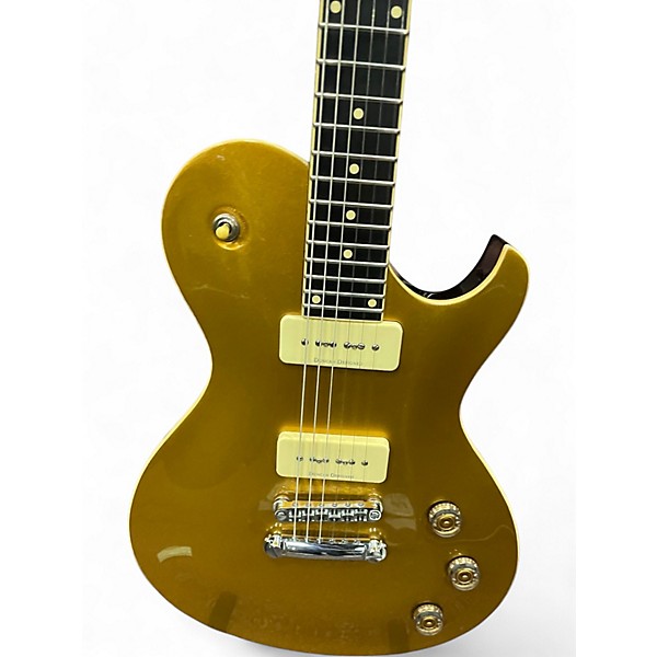 Used Schecter Guitar Research SOLO 6 LIMITED Gold Solid Body Electric Guitar