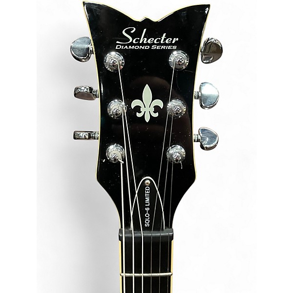 Used Schecter Guitar Research SOLO 6 LIMITED Gold Solid Body Electric Guitar