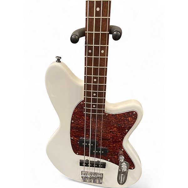 Used 2020 Ibanez TMB100 White Electric Bass Guitar