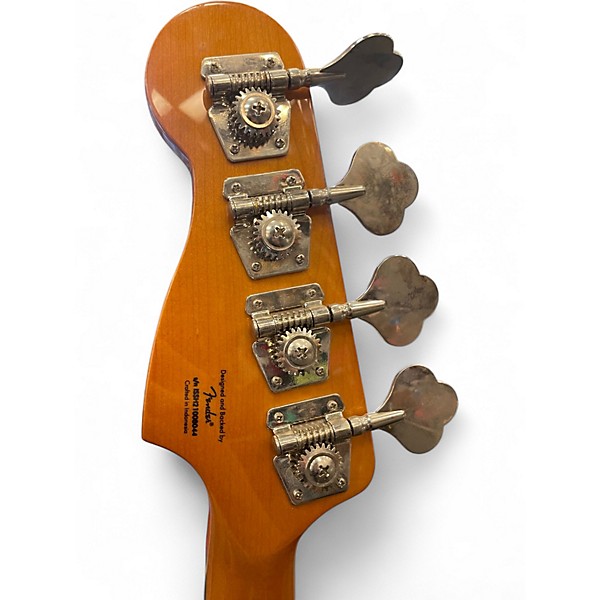 Used Squier Precision Bass Mahogany Electric Bass Guitar