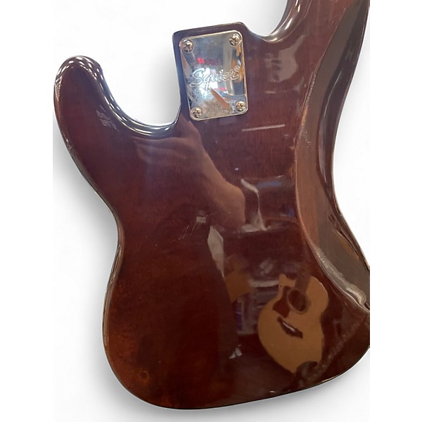 Used Squier Precision Bass Mahogany Electric Bass Guitar