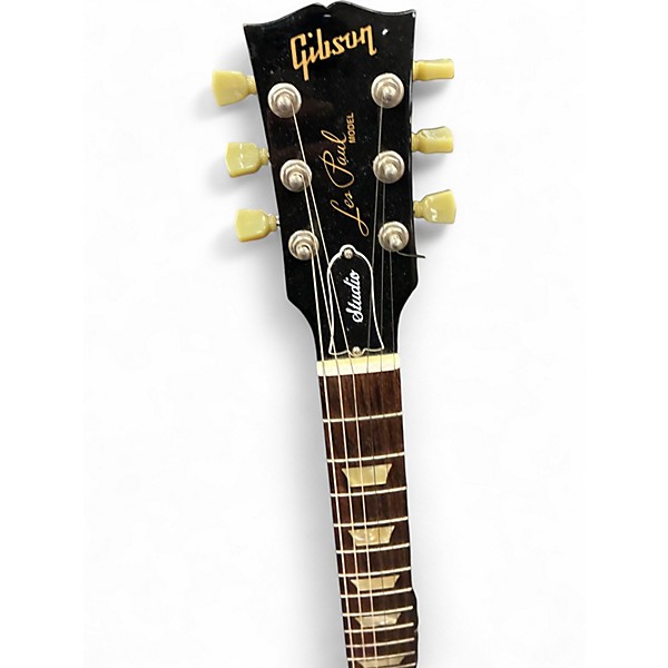 Used Gibson Les Paul Studio Fireburst Solid Body Electric Guitar