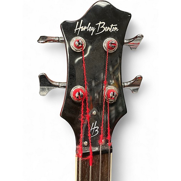 Used Harley Benton RB-414 CLASSIC Cherry Sunburst Electric Bass Guitar