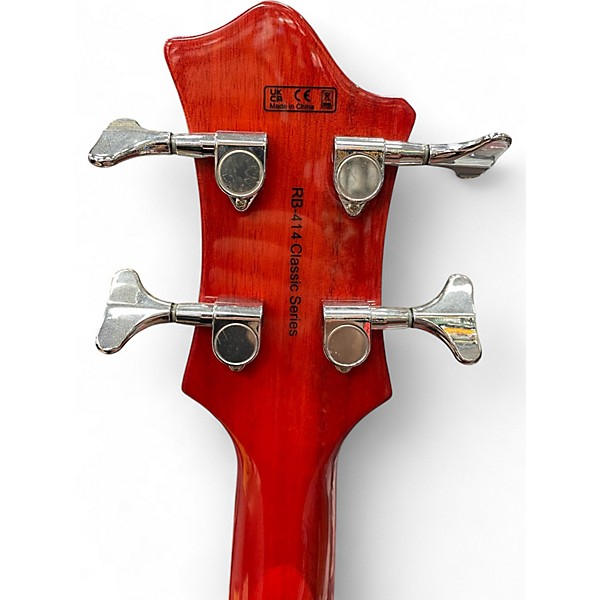 Used Harley Benton RB-414 CLASSIC Cherry Sunburst Electric Bass Guitar