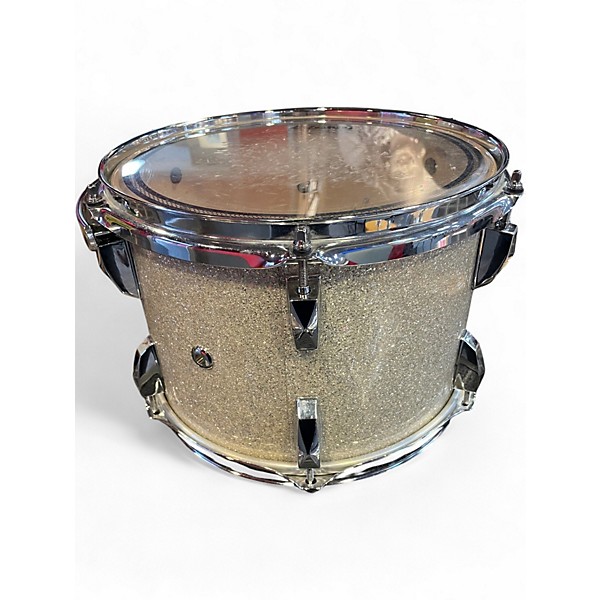 Used PRECISION DRUM CO 5 Piece Keller Maple Broken Glass Drum Kit