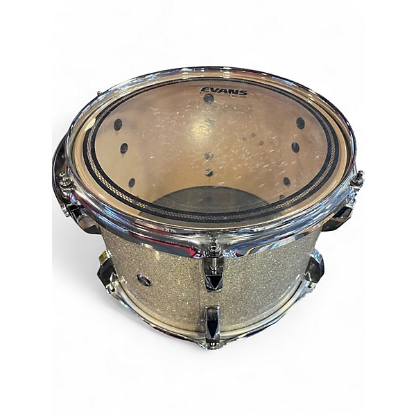 Used PRECISION DRUM CO 5 Piece Keller Maple Broken Glass Drum Kit