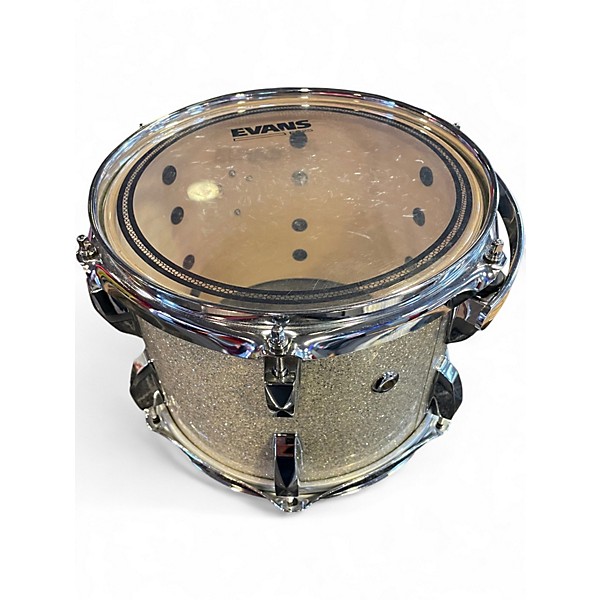 Used PRECISION DRUM CO 5 Piece Keller Maple Broken Glass Drum Kit