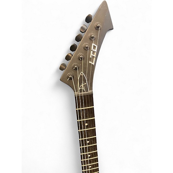 Used ESP LTD James Hetfield Snakebyte Black Solid Body Electric Guitar