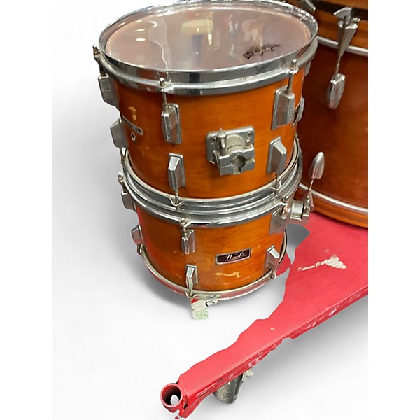 Used 1990s Pearl 6 Piece Drum Kit Maple Drum Kit