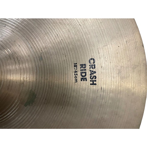 Used Zildjian 18in Crash Ride Cymbal