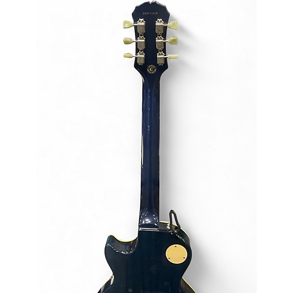 Used Epiphone Les Paul Standard Plus Trans Blue Solid Body Electric Guitar
