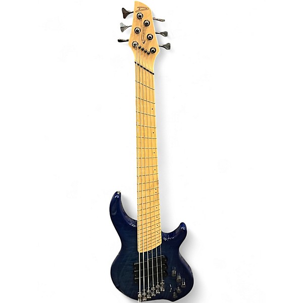 Used Dingwall COMBUSTION BLUE Electric Bass Guitar