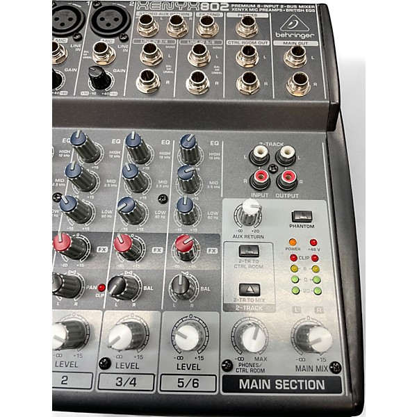 Used Behringer Xenyx 802 Unpowered Mixer