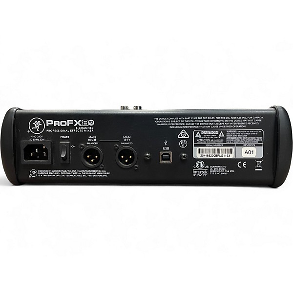 Used Mackie PROFX8 Unpowered Mixer