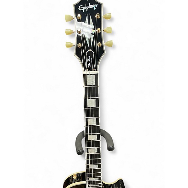 Used Epiphone Les Paul Custom P90 Black Solid Body Electric Guitar
