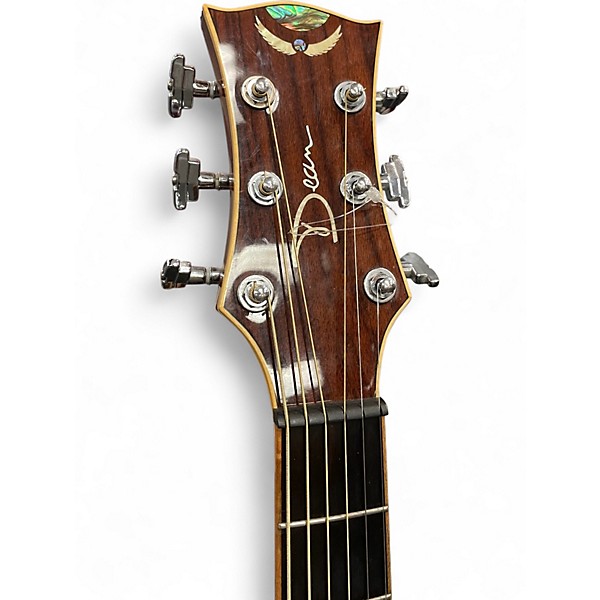Used Dean ECSW Natural Acoustic Electric Guitar