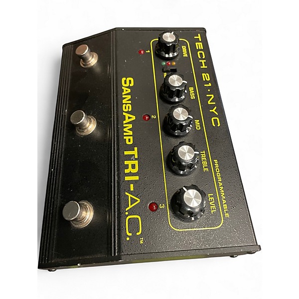 Used Tech 21 SansAmp Tri AC Distortion Effect Pedal