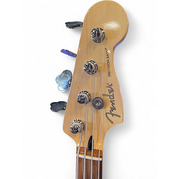 Used 2023 Fender Player Precision Bass Polar White Electric Bass Guitar