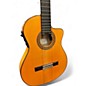 Used 2008 Cordoba 55FCE Thinbody Flamenco Natural Classical Acoustic Electric Guitar