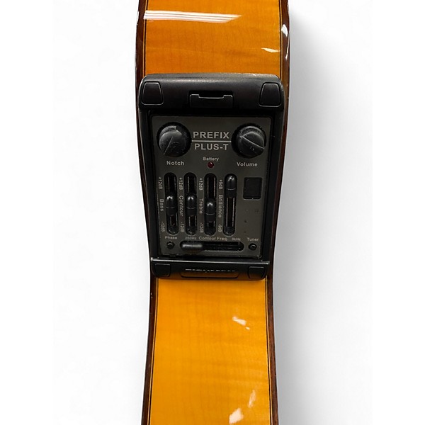 Used 2008 Cordoba 55FCE Thinbody Flamenco Natural Classical Acoustic Electric Guitar