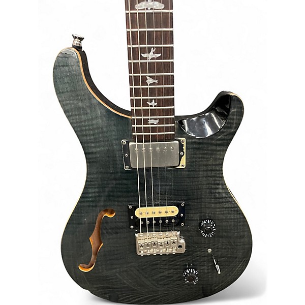 Used PRS SE Custom 24 Trans Gray Solid Body Electric Guitar